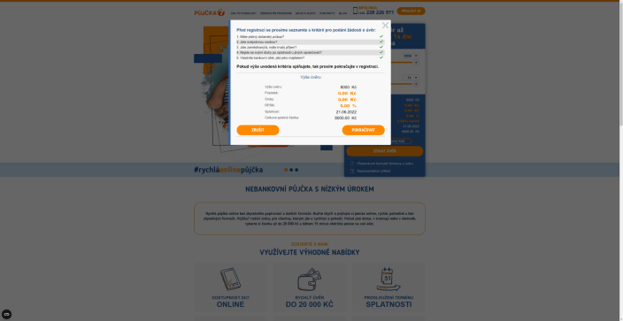 Zkontrolujte si částku a poplatky