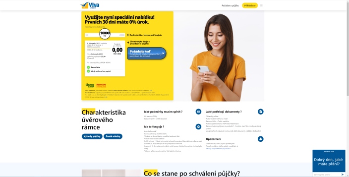 Žádost o půjčku od Movinero - vyberte si částku, o jakou máte zájem